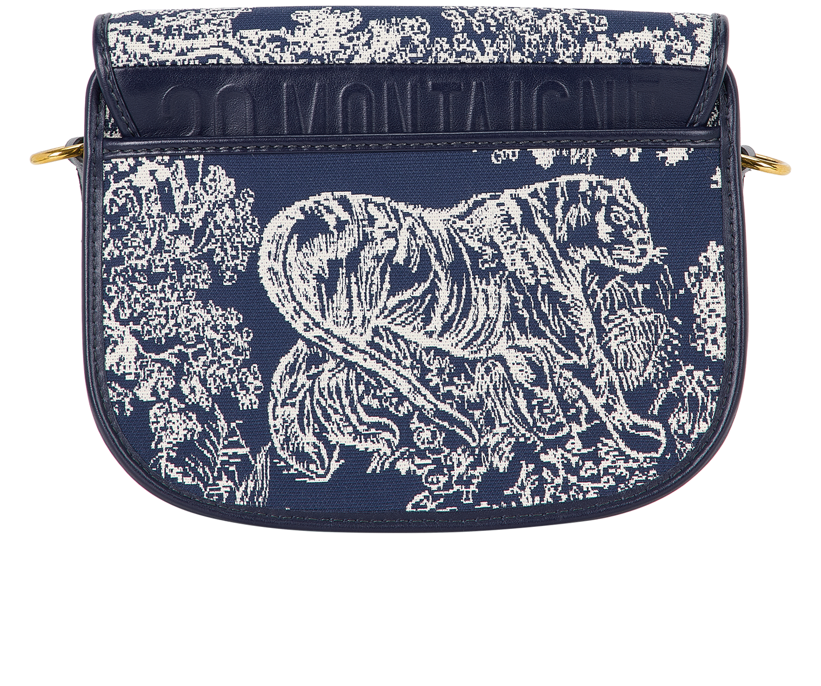 Dior Medium Bobby Bag, &pound;1,800, Handbags, Blue, Canvas, Back view